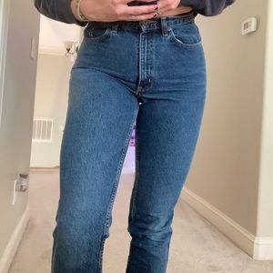 L.A. blues 100% denim mom jeans